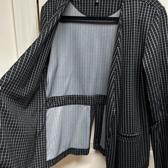 LemonTart pointe blazer open front casual blazer with stretch - Picture 5 of 5